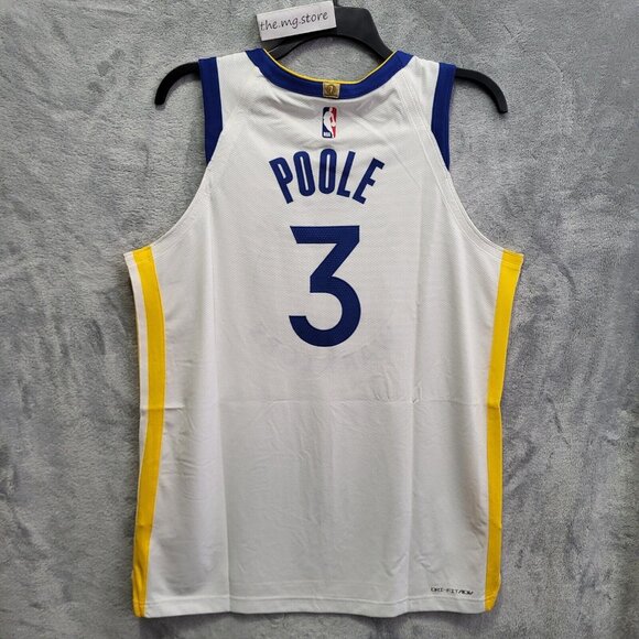 Nike Golden State Warriors Jordan Poole Association Edition Jersey 48 MSRP $200 - Picture 2 of 9